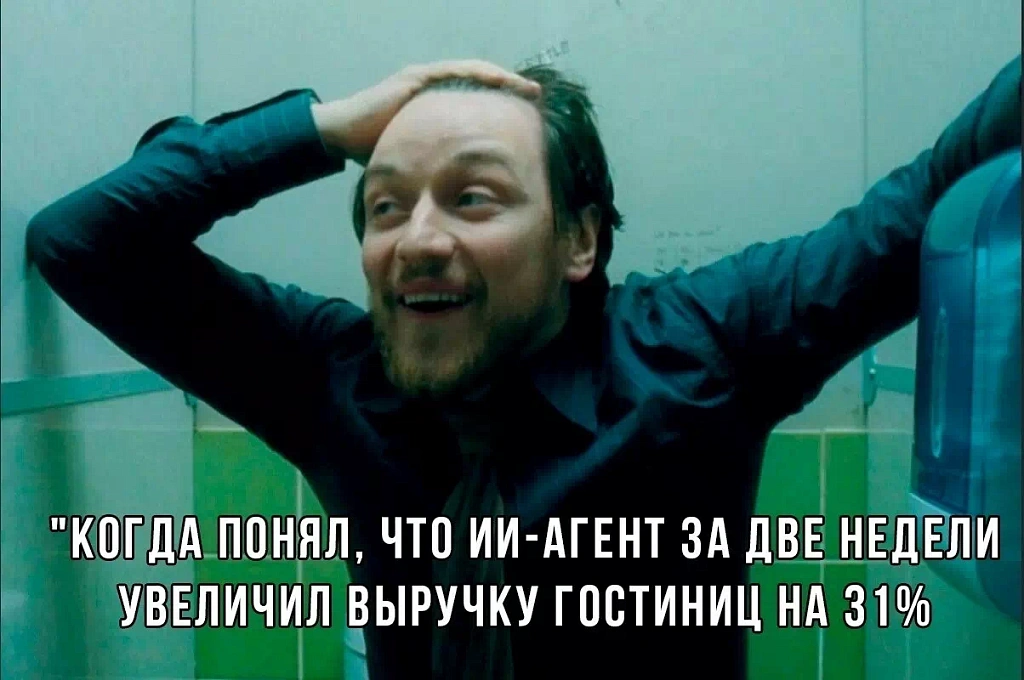 Статистика результата AI-администратора для комплекса отдыха